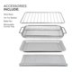 thumbnail image 2 of Horno de convección Elite Gourmet EAF1010D de 10 L, programable, con 8 ajustes de menú, controles de temperatura y temporizador, horneado, tostado, asado y freidora de aire, 1500 W con recetas, exter, 2 of 5