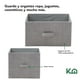 thumbnail image 3 of Cómoda Cajonera con 5 Cajones de Tela Estructura de Acero 80x30x70 cm gris, 3 of 7