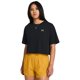 thumbnail image 1 of Camiseta Under Armour de manga corta con logotipo corto y cuadrado para mujer, 1 of 4
