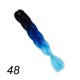 thumbnail image 1 of Extensiones de cabello trenzado Jumbo ombré, fibra sintética de alta temperatura, 24 pulgadas, 1 unidad, 1 of 4