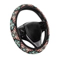thumbnail image 6 of Uorisanigo Aztec Print Car Steering Wheel Protector 15 Inch Modern Fluffy Steering Wheel Cover for Winter Soft Car Steering Wheel Protector for SUV Sedan Vehicle Car Decor Gift for Wife, 6 of 8