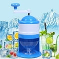 thumbnail image 4 of Aodebiao Manual Shaved Ice Shaver, Portable Snow Cone Maker Machine with Ice-Trays, Small Hand Operated Crank Slushy-Maker Machine, Ice Crusher for Snow Cones, for Outdoor Picnics, 4 of 9