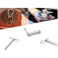 thumbnail image 3 of shiyou-4-20Pack Multi-Hole Porous Eye Pins Clevis Pins Adjustable Clevis Pins kit, Fastener for Farming Machine Air Cool Diesel Engine Accessories (M10, 4), 3 of 4