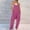 Purple 1, variant on Cami Jumpers Overalls Summer Overalls Baggy Overalls Casual Summer Romper with Pockets Plus Size Loose Fit Summer Boho Casual Wide Leg Cotton Overalls Romper for Women Purple 1 2xl