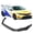 Gloss Black, variant on Ikon Motorsports Front Bumper Lip Fits 2023-2026 Honda Civic FL5 Type R Hatchback, AK Style Matte Black PP Air Dam Chin Spoiler Splitter 3PCS