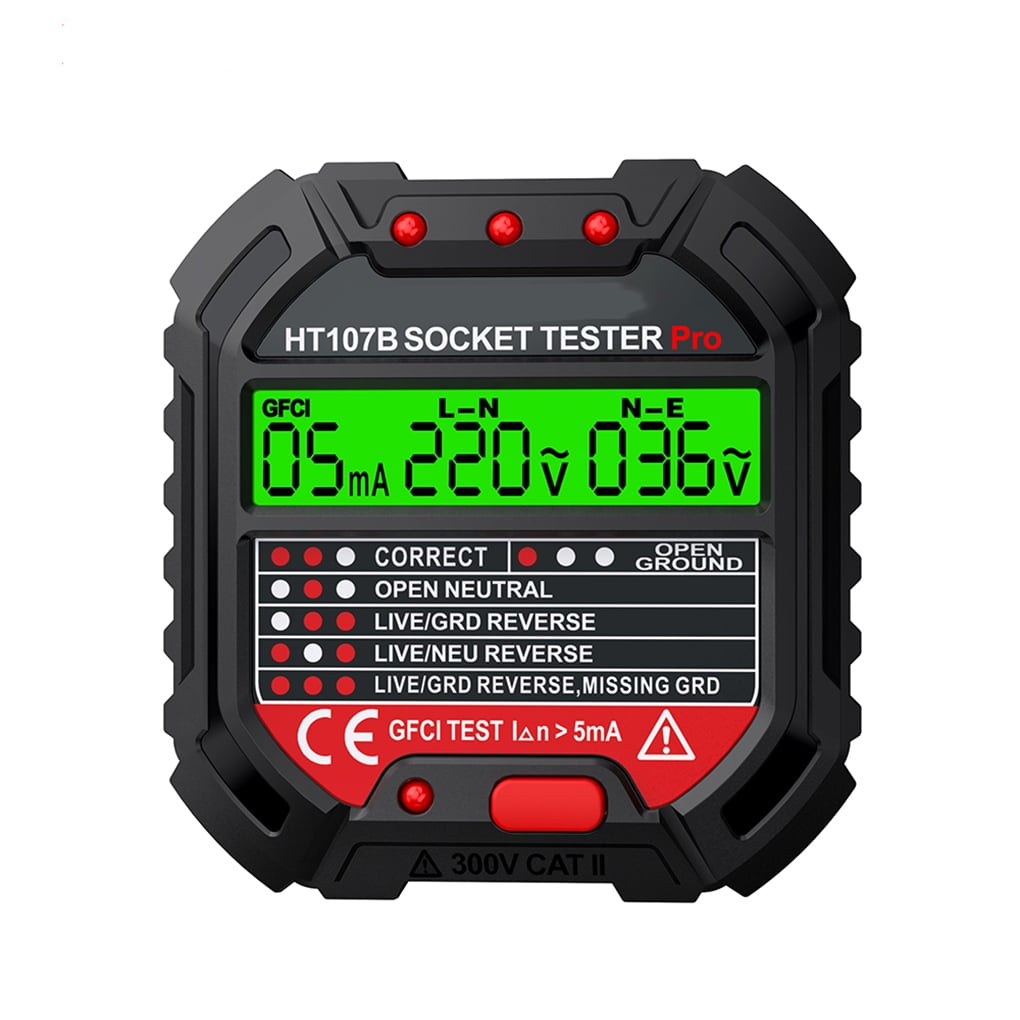 Shengyu Electric Outlet Tester Socket Circuit Detector Line