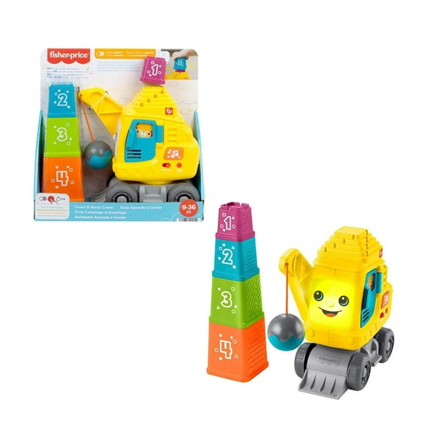 Juguete para Bebés Fisher-Price Baby Grúa Aprende a Contar