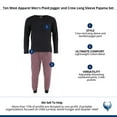 thumbnail image 5 of Ten West Apparel  Plaid Jogger and Crew Long Sleeve Pajama Set (Men), 5 of 5