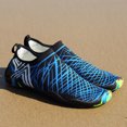 thumbnail image 6 of IBaodan Men Women Yoga Surf Outdoor Water Sport Diving Swim Beach Snorkeling Socks Anti Slip Sleeves Swimming Shoes, Beach Diving Shoes, Sports Outdoor Water Wading Shoes (Blue-8.5), 6 of 9