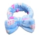 thumbnail image 1 of Minnieouse Diademas con lazo, banda elástica para la cabeza, banda para el sudor de franela suave, accesorios para el cabello, diadema para de cara Accesorio para el cabello fresa azul Minnieouse AP011184-18B, 1 of 6
