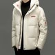 thumbnail image 1 of Chaqueta de plumón para hombre, chaqueta acolchada corta con relleno de plumón de pato, ropa de diseñador con capucha para hombre, abrigos de invierno 2024, saco informal para hombre, 1 of 4