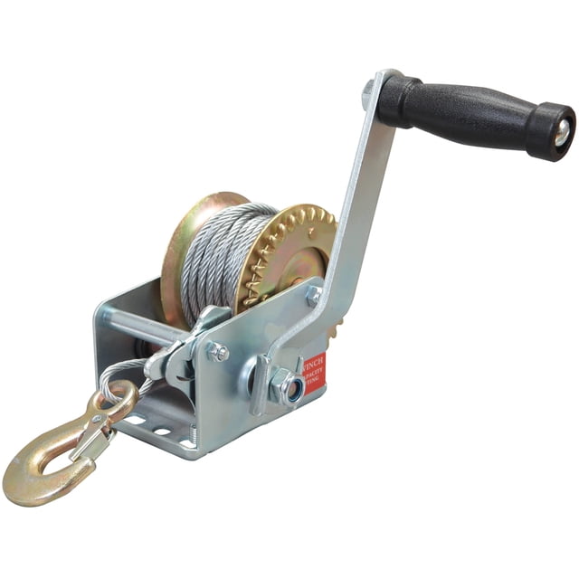 Cabrestante manual con manivela BIG RED ATRT1061CR de 600 libras de capacidad