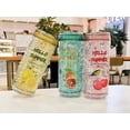 thumbnail image 4 of Summer Plastic Outdoor Sports Double Layer Cold Water Cup Red 350ML, 4 of 5
