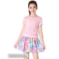 thumbnail image 3 of Cooltree Trendy Girl Skort - Multicolored Tie - Dye Swirl Print Summer Skirts with Shorts Size 8, 3 of 7