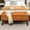 Brown, variant on Solid Wood Legs Storage Ottoman Bench Easy Assembly Entryway & Bedroom Furniture Stylish & Practical