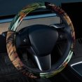 thumbnail image 2 of Yak 14.5 Inch Printing PVC Leather Steering Wheel Cover Car Wheel Covers Auto Accessories, 2 of 6