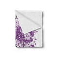 thumbnail image 2 of Nature Soft Flannel Fleece Throw Blanket, Spring Tree of Life Woods Blooming Flower and Butterfly Flying Romance, Cozy Plush for Indoor and Outdoor Use, 70" x 90", Lilac Purple, by Ambesonne, 2 of 5