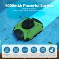 thumbnail image 5 of Pool cleaning robot,Pool Cleaner Runtime Battery 200um Motors Pool 30w Ipx8 Above Pool To 914 35w Led Indicator Above Ipx8 Waterproof Dual-drive 200um Fine Filter Pool 110 Sq.ft Pool Re Able, 5 of 6