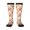 2 Black-1, variant on Xecao flowers and flying butterflies Print Compression Socks for Both Men And Women for Running, Travel, Flight, Nurse