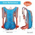 thumbnail image 6 of CJC 10L Hydration Backpack Pack with 2L Water Bladder for Running, Hiking, Cycling, Climbing, Camping, Biking, Blue, 6 of 11