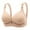 Khaki, variant on Sokhug Women's Fashion Plus Size Wire Free Comfortable Push Up Bra Underwear
