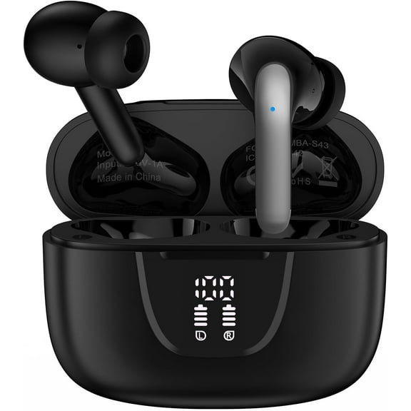 Wireless Earbuds for Samsung Galaxy A17 S25 Ultra/Edge Z Fold/Flip7 S24FE S23 A16 A56,iPhone 17 ,Bluetooth 5.3 Headphones in Ear Buds with Mic In-Ear Bluetooth Earphones LED Display IPX7 Waterproof