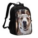 thumbnail image 1 of Balery Realistic Cute Puppy Mochila con carga USB para hombre y mujer - Mochila impermeable y antirrobo para laptop con puerto USB para viajes, trabajo, 1 of 7