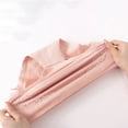 thumbnail image 4 of Seductiva Women's Cotton Underwear Women Solid Color Cotton V Neck High Waist Lace Abdominal Briefs Ladies Panties 1PC, 4 of 5