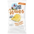 thumbnail image 6 of Cape Cod Waves Potato Chips, Wavy Cut White Cheddar & Sour Cream Kettle Chips, 7 oz, 6 of 8
