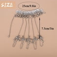 thumbnail image 4 of Boho Coins Link Hand Chain Bracelet with 5 Finger Rings Vintage Metal Bells Belly Dance Bracelets Halloween Costume Accessory for Women, 4 of 6