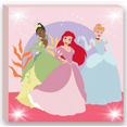 thumbnail image 4 of Disney Princess 4 Pack Canvas Wall Art for Children's Room Décor, Pink, 4 of 5