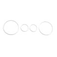 thumbnail image 5 of Car Speedometer Cover Bezel Trim Dashboard Gauge Ring Set for E39 5 Series E38 7 Series E53 X5, 5 of 5