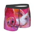 thumbnail image 3 of Naloa Pink Pig Print Mens Underwear - Boxers for Men, Classic Briefs for Men, 3 of 9
