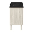 thumbnail image 5 of Bron 36" Freestanding Bathroom Vanity in White Oak with Black Sink Top, 5 of 7
