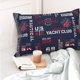 thumbnail image 4 of Fotbe Nautical Style Sailboat Funda de Almohada Decorativa Estilo Occidental, Lujo en Algodón, Fundas para Almohadas King, Cojín Estampado para Decoración del Hogar-14"x20", 4 of 6