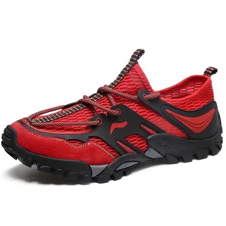 

Aqua Shoes for Men Women Summer Outdoor Women Water Shoes Breathable Man Wading Barefoot Walking Climbing Sneakers Big Size
