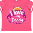 thumbnail image 4 of Inktastic I Love My Daddy Girls Girls Toddler T-Shirt, 4 of 5