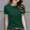 B_ Army Green, variant on Olyvenn Women's Cotton Short Sleeve Shirts UPF 50+ Soft Breathable Crew Neck T-Shirts Summer Fashion Solid Basic Tops Dark Gray S