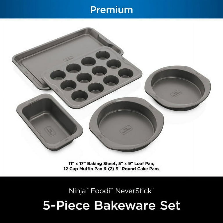 Ninja Foodi NeverStick Premium 5 Piece Bakeware Set B35005