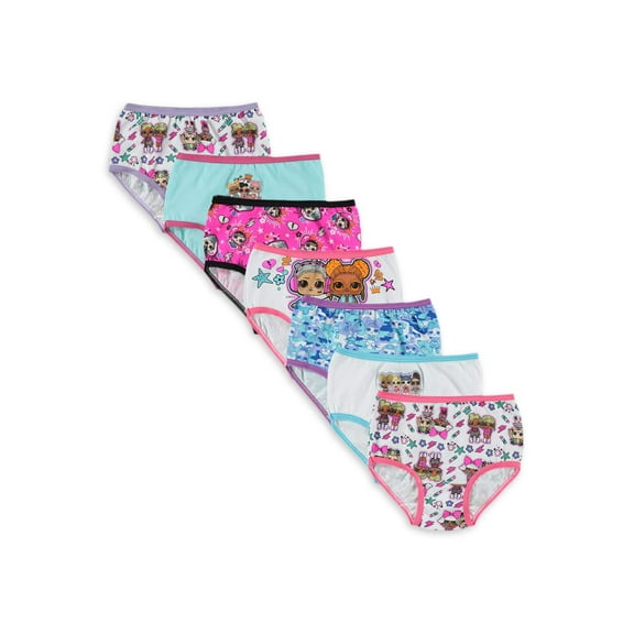 L.O.L Surprise! Toddler Girls Underwear Panties, 7-Pack