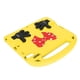 thumbnail image 5 of Funda protectora suave e inofensiva de espuma EVA con soporte para la palma, funda protectora resistente al impacto con asa para tableta IOS, color amarillo, 5 of 5