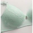 thumbnail image 4 of Ahuyic Summer Womens Bras,Plus Size Bras for Women,Women's Non-steel Lace Stitching Comfortable And Breathable Gathered Adjustable Bra Underwear, 4 of 4