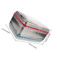 thumbnail image 2 of Raindrops Silver Motorcycle Rear Tail Box Stainless Steel Secure Lock Ample Storage for Luggage, 2 of 8