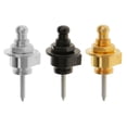 thumbnail image 3 of Alloy Skidproof Belt Button Black for Electric Guitar & Bass, 3 of 7