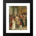 thumbnail image 2 of Master of Saint Giles 19x24 Black Modern Framed Museum Art Print Titled - The Baptism of Clovis (C. 1500), 2 of 5