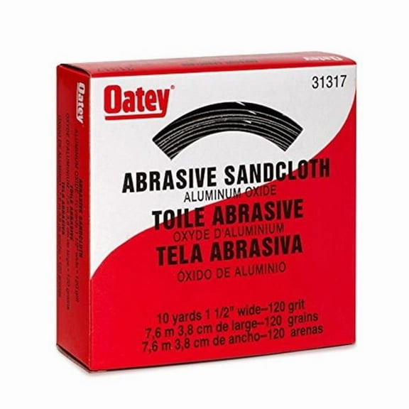 Oatey  120 Grit Sand Cloth - 1.50 in. x 10 Yard