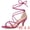 Hot Pink, variant on Unique Bargains Women's Strappy Kitten Heel Lace Up Sandals