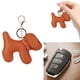 thumbnail image 5 of Llavero decorativo de cuero Hugtrwg con Forma de perro café, 5 of 9