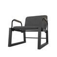 thumbnail image 4 of Whythe PU Leather Low Accent Chair 1.0 in Corten, 4 of 8