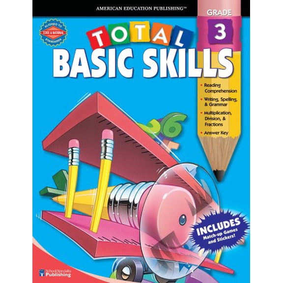 Pre-Owned Total Basic Skills, Grade 3 (Paperback) 0769636438 9780769636436